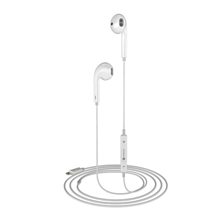 Portronics Conch 40 Earphone With 8 Pin Charging Port